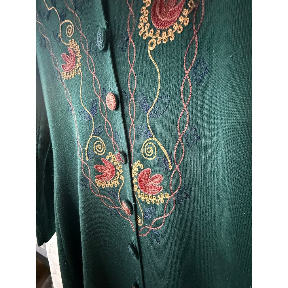 Vintage Carole Little Sweater DressWool Blend Long Sleeve Sweater Dress Sz Small - Picture 2 of 7